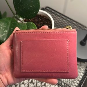 Madewell The Leather Pocket Pouch Wallet